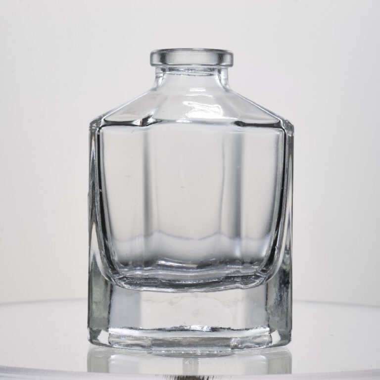 80ml 200g Wholesale Flat Round Shape perfume Glass Bottle