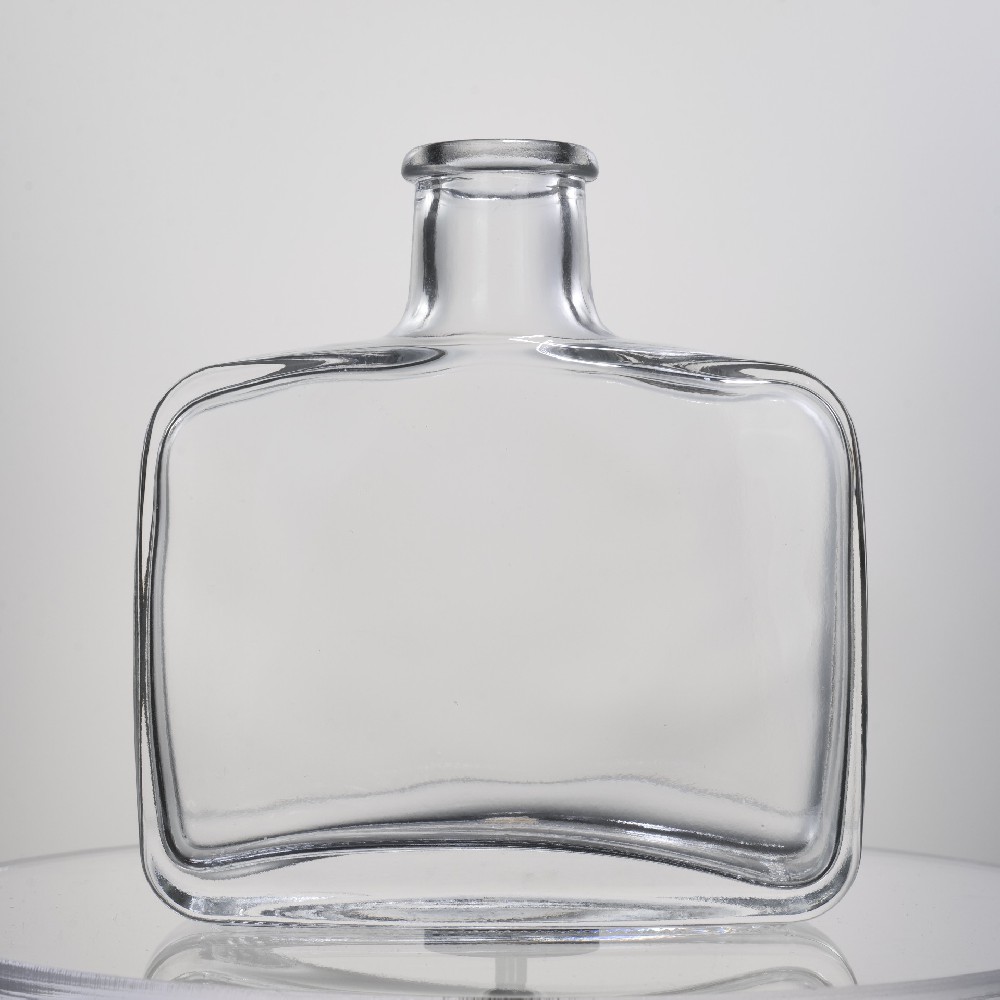 200ml 300g Flat Square Shape Elegant Perfume Bottle