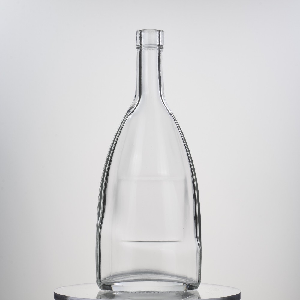 700ML700g Round Glass Bottle For Vodka Spirits