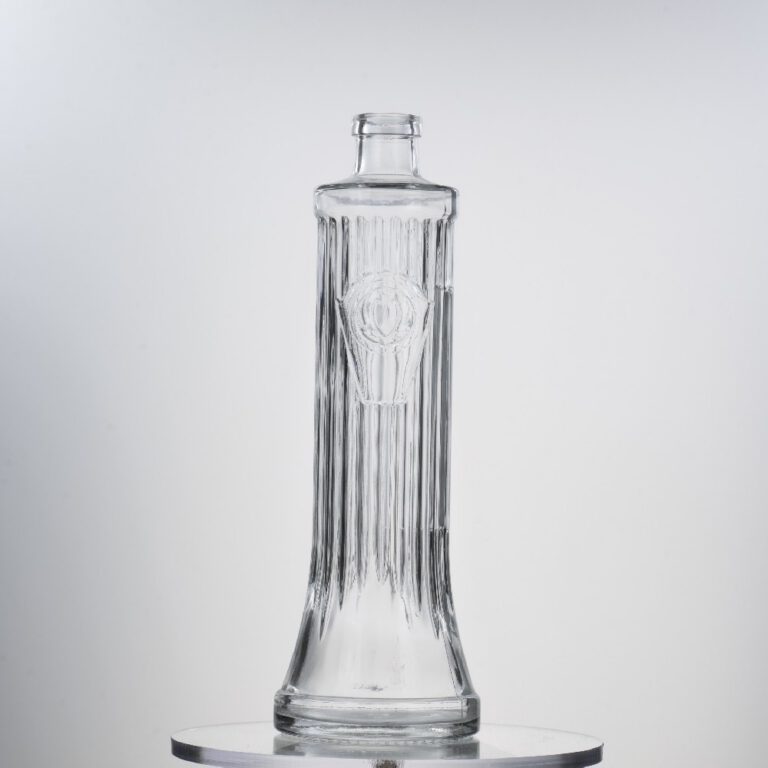 700ML 750g Creative Beverage Glass Bottle With Cork Lid