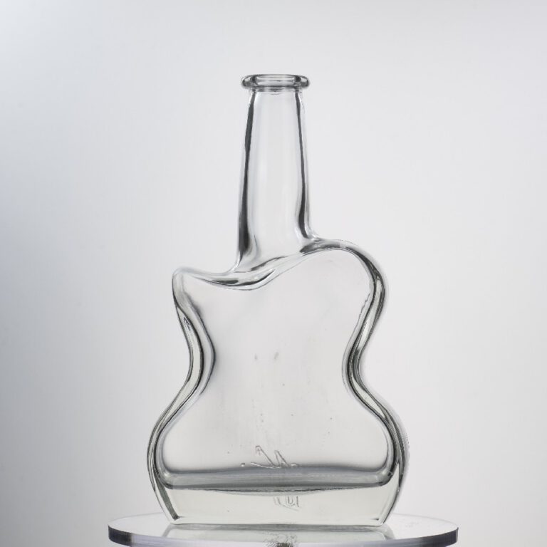1000ML 1450g Storage Exquisite Glass Bottle With Cork Lid
