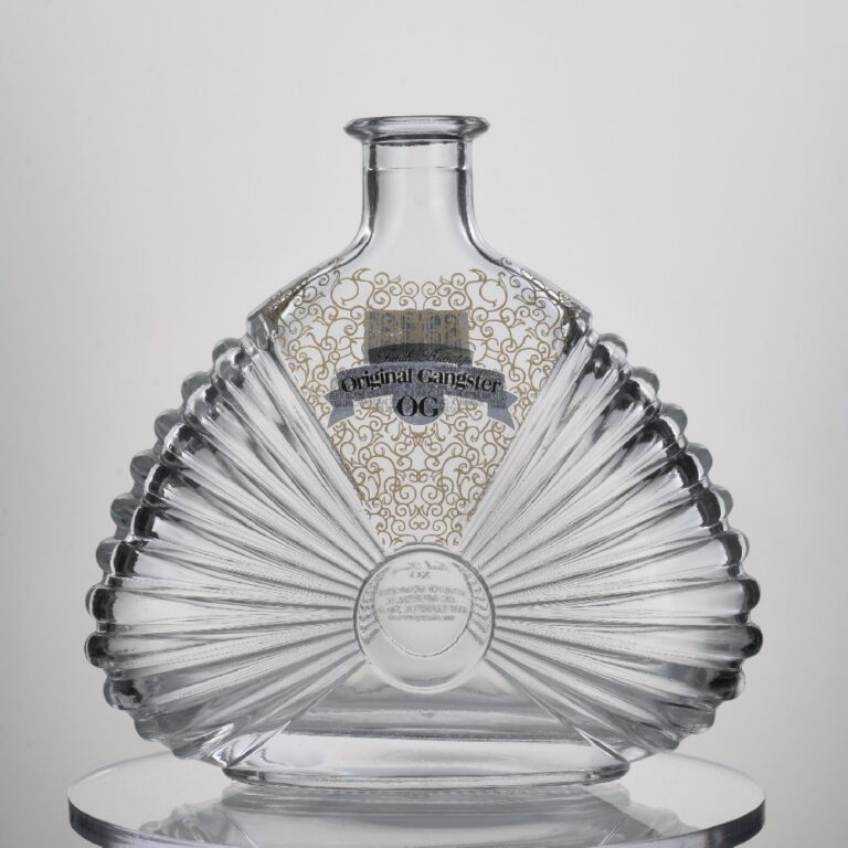 750ML950g Round Glass Bottle Is Grand And Luxurious