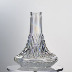 900g Decoration Custom Shaped Glass Bottle With Lid