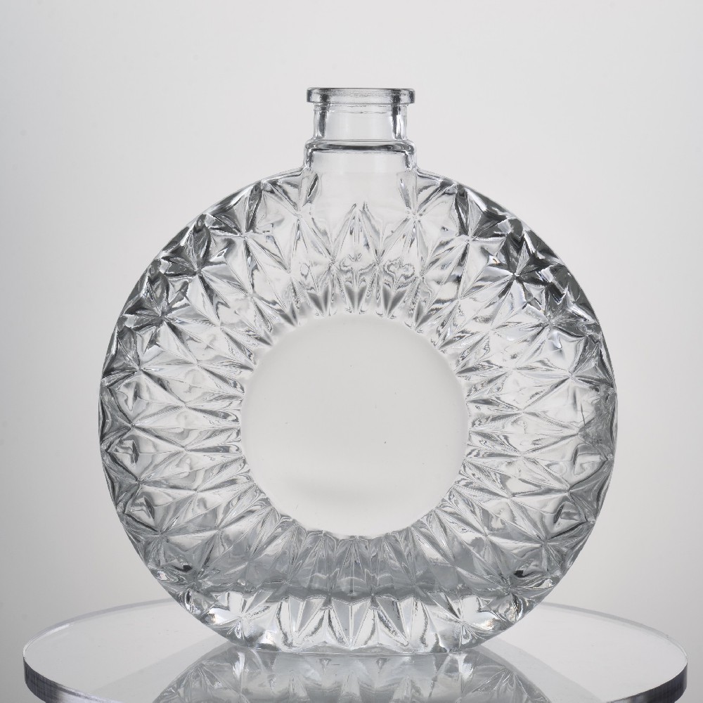 500ML 650g Special Shape Glass Bottle Is Grand And Luxurious