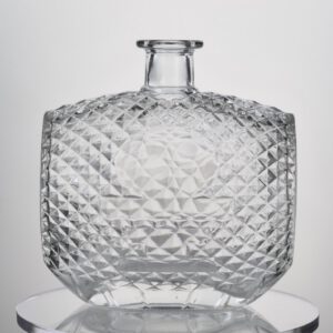 1000ML 1000g Popular Low Price Glass Bottle With Cork Lid