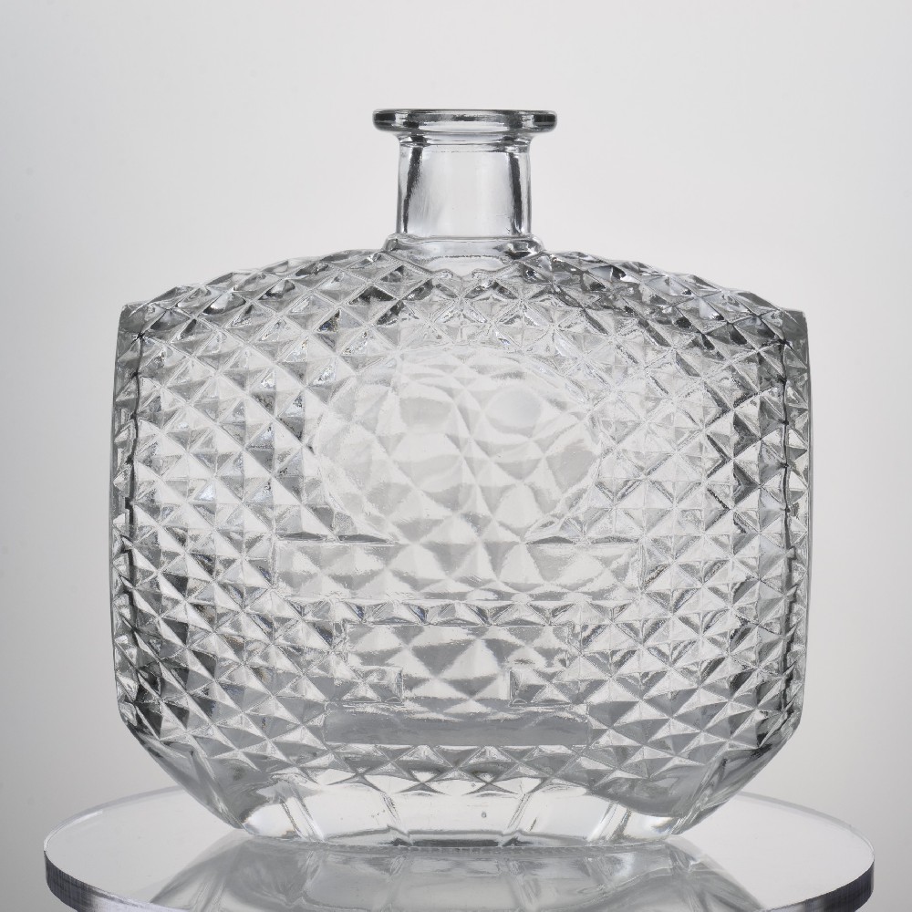 1000ML 1000g Popular Low Price Glass Bottle With Cork Lid