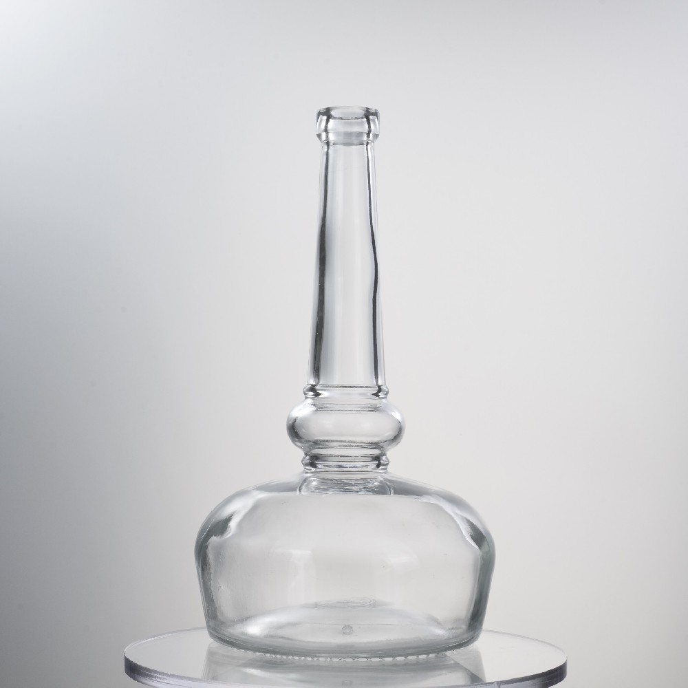 750g Transparent Fashion Glass Bottle With Stopper