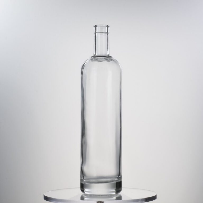 750ML 680g Extra Flint Supplier Glass Bottle With Lid