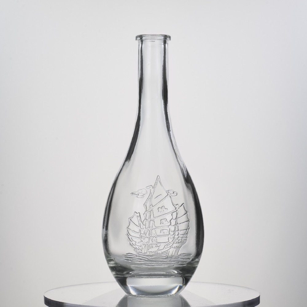 500ML 580g Factory Direct Price Glass Bottle For Whiskey