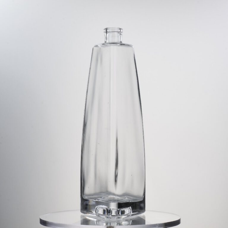 750ML 680g Free Samples Frosted Glass Bottle With Cork Lid
