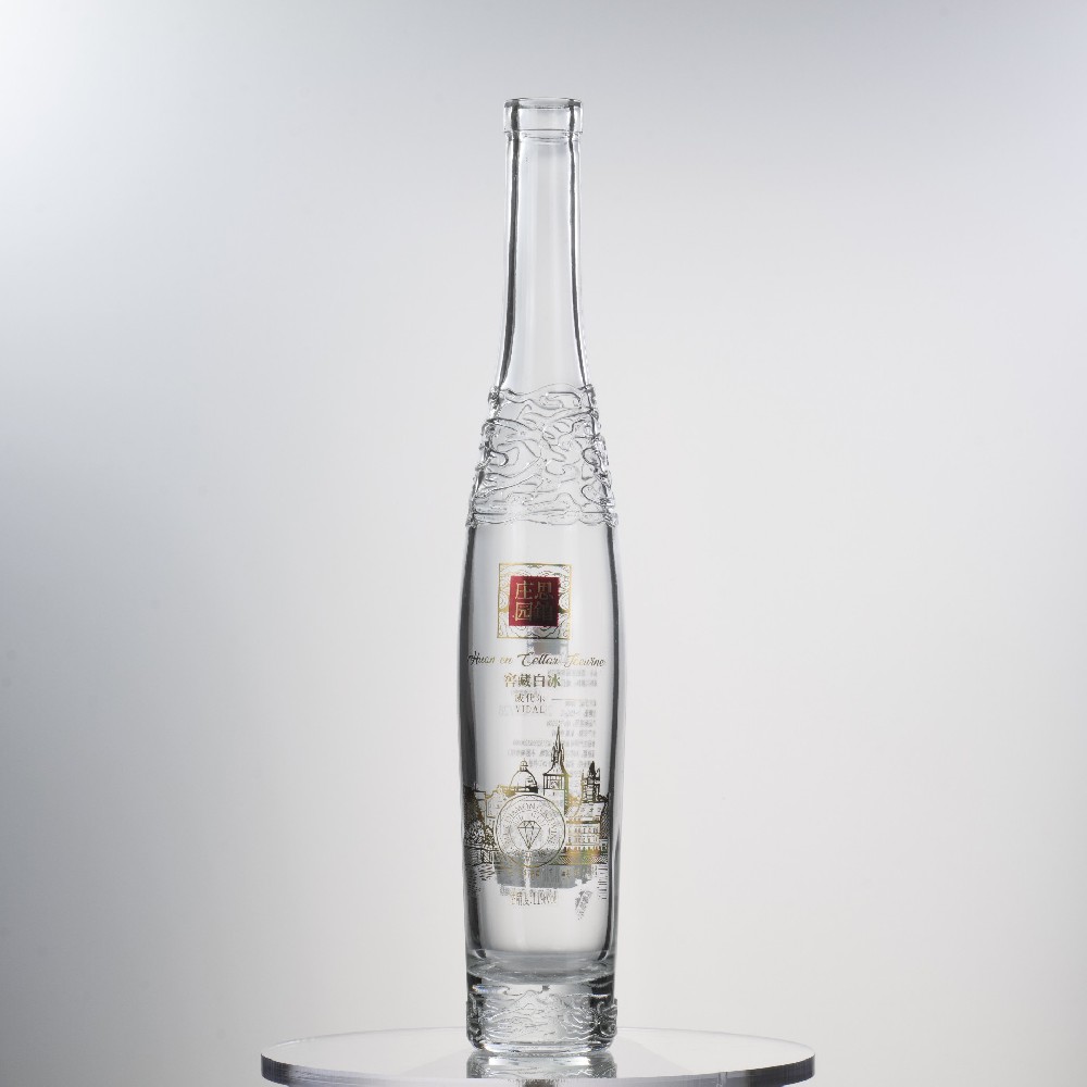 375ML620g Super Flint Alcoholic Glass Bottle With Cork