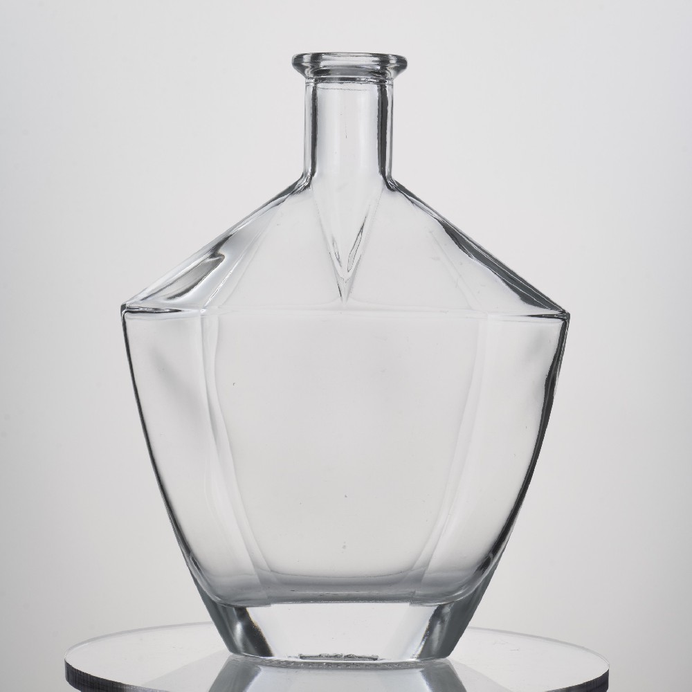 750ML850g Wholesale Factory Glass Bottle With Cork Lid
