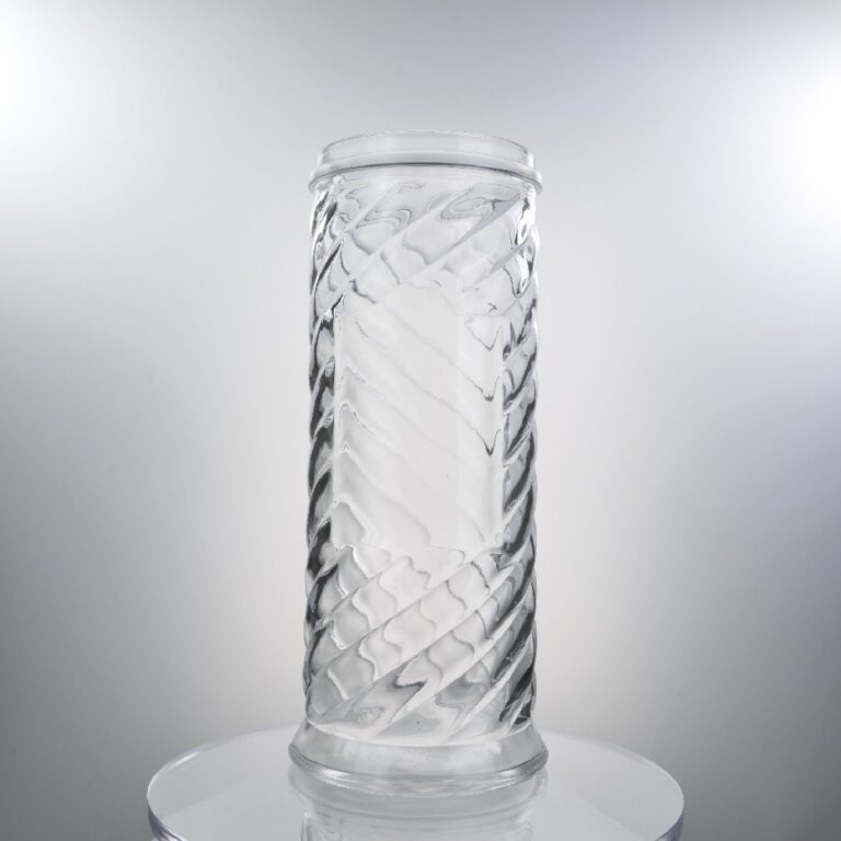 750g Custom Luxury Packing Round Glass Jar
