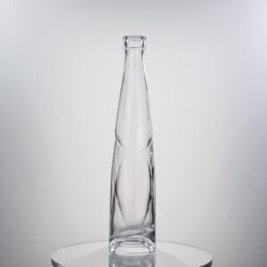 275ml 420g Luxury Clear Matte Glass Bottle