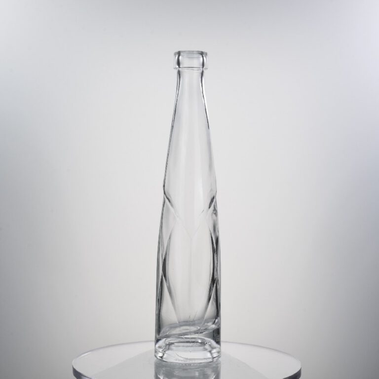 275ml 420g Luxury Clear Matte Glass Bottle