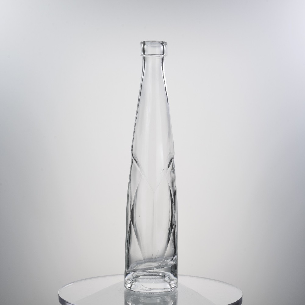 275ml 420g Luxury Clear Matte Glass Bottle