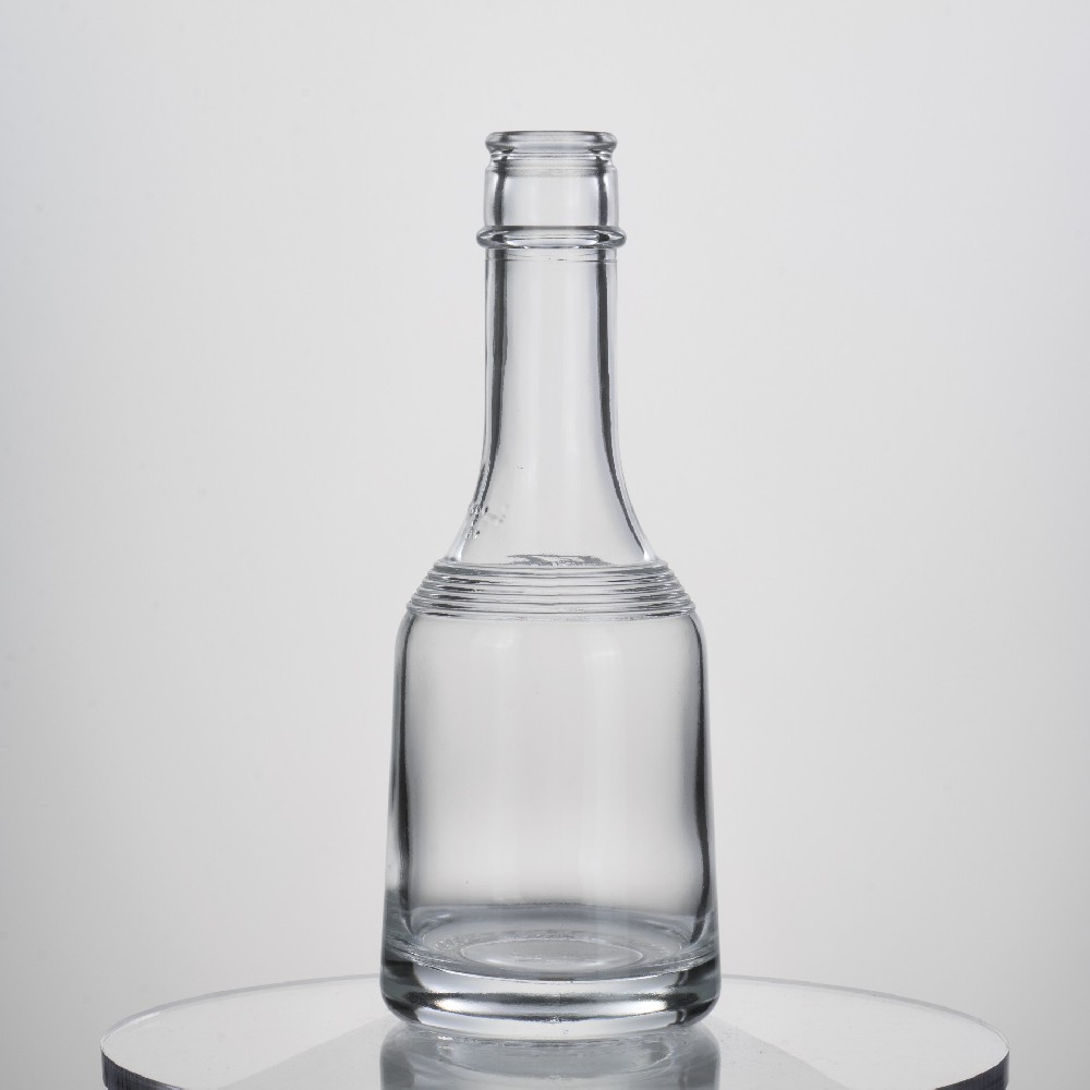 320ml 420g Transparent Sealed Flint Drinking Vodka Glass Bottles