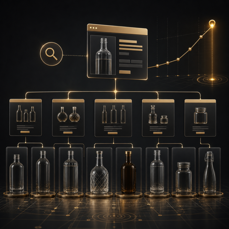 How to Structure Product Category Pages for Glass Bottle Manufacturer SEO