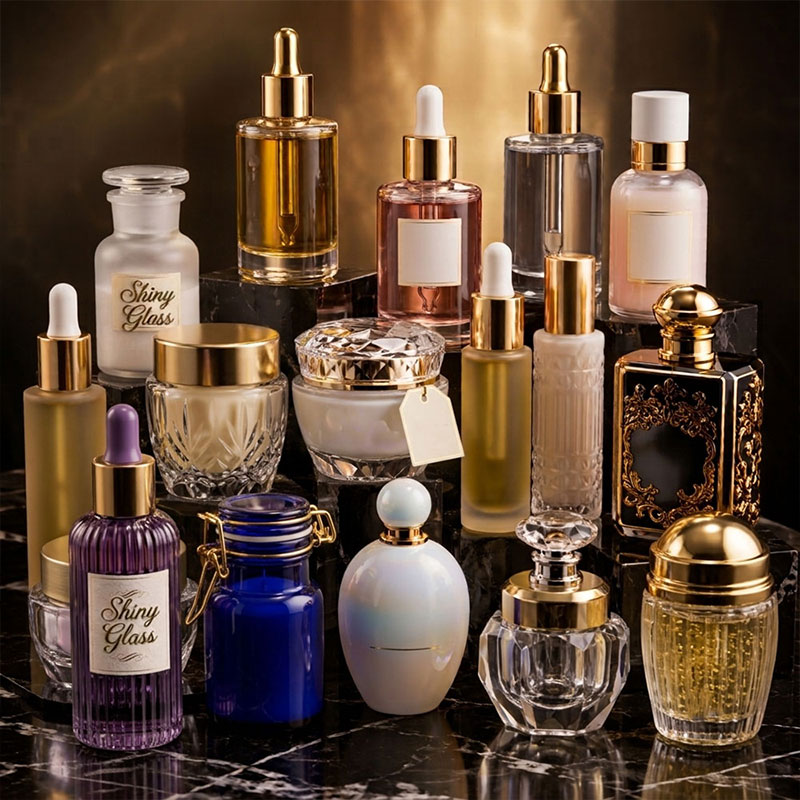 Skincare and cosmetic glass packaging