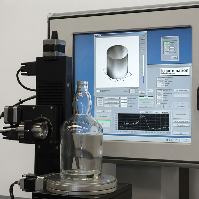 Molding inspection and dimensional analysis for glass bottles